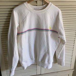 Peloton x Spiritual Gangster Ivory Crewneck